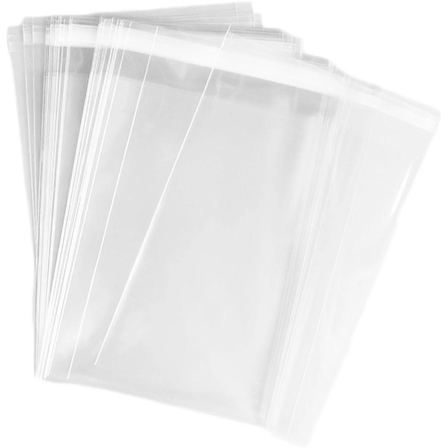 100pk BOPP Peel & Seal Bags 220x310mm 35um