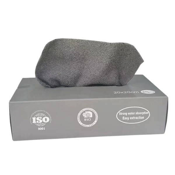 20Pk Microfiber Cleaning Cloths Dispenser - Image 3