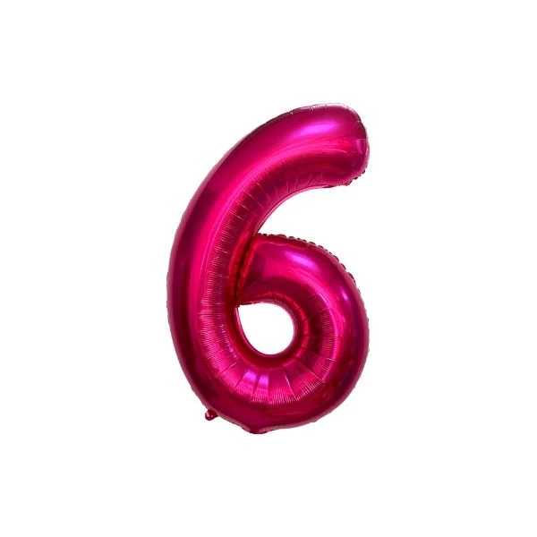 34 Inch Pink Balloon Number 6