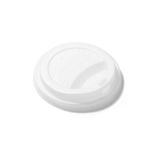 BULK 1000pk Compostable Lid 8 & 12oz Hot & Cold White (90mm) - Image 2