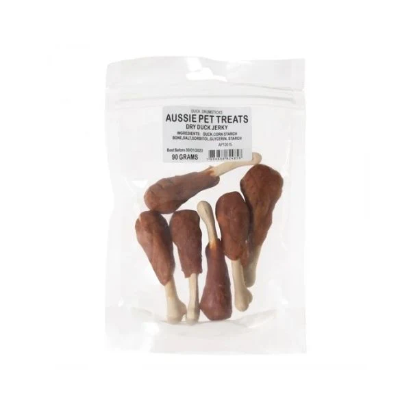 90g Doglisious Duck Jerky Drumsticks - Image 2