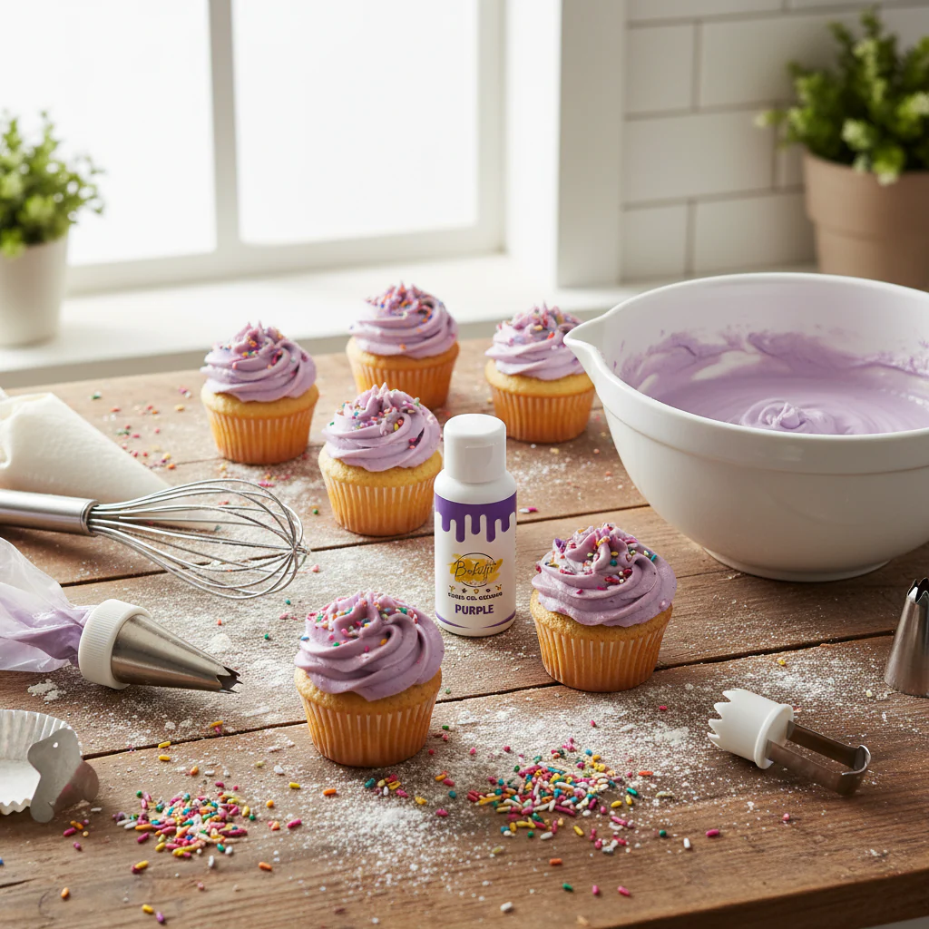 Bakette Icing Gel Colour Purple 21g