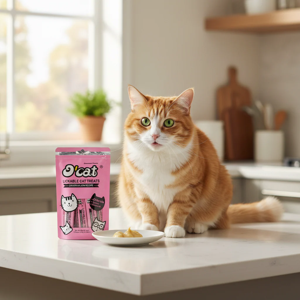 Creamy Salmon & Chicken Flavour Lickable Cat Treats 60g (5Pk)