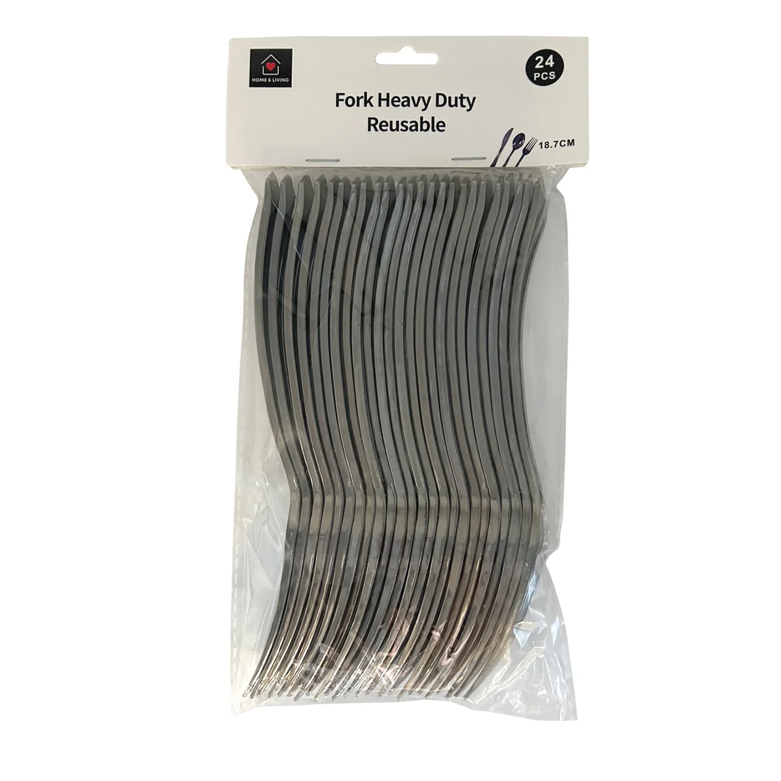 Fork Heavy Duty Reusable 24pcs
