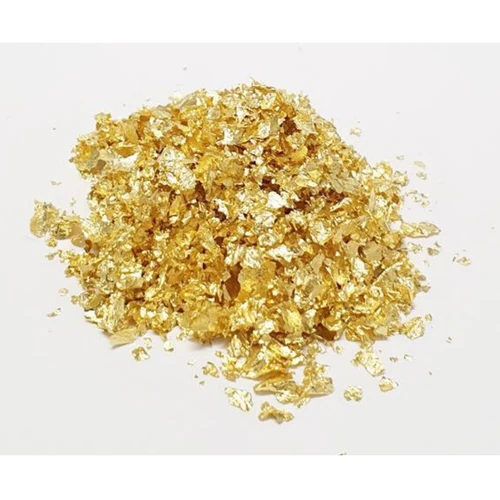 Gold Leaf Flakes 100% Edible 50mg