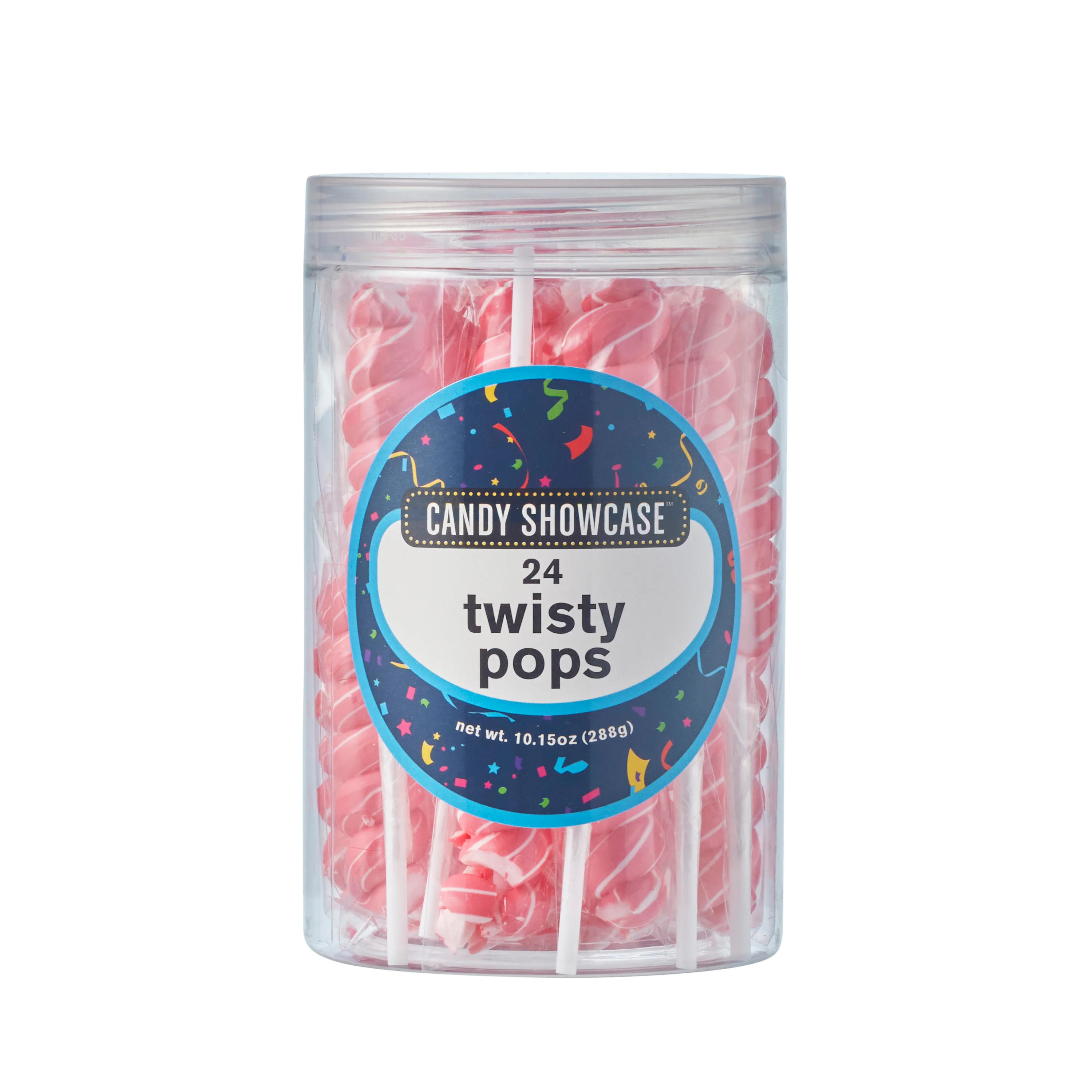 Pink Twisty Pops 24pk 288g