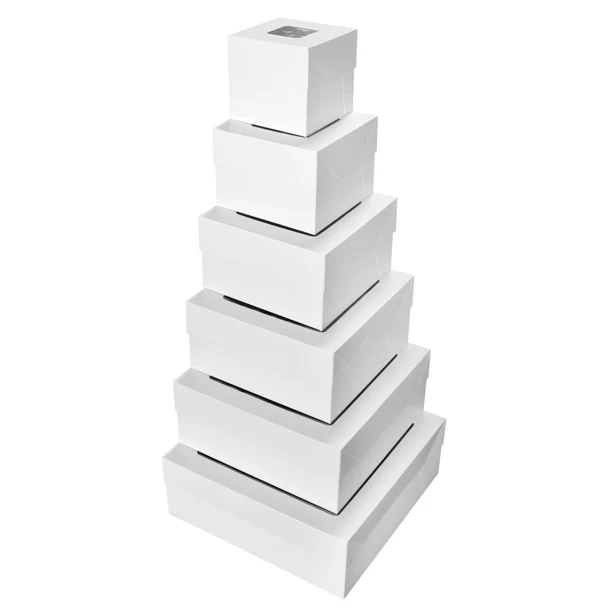 White 10in Cake Box With Window (10x10x6in)